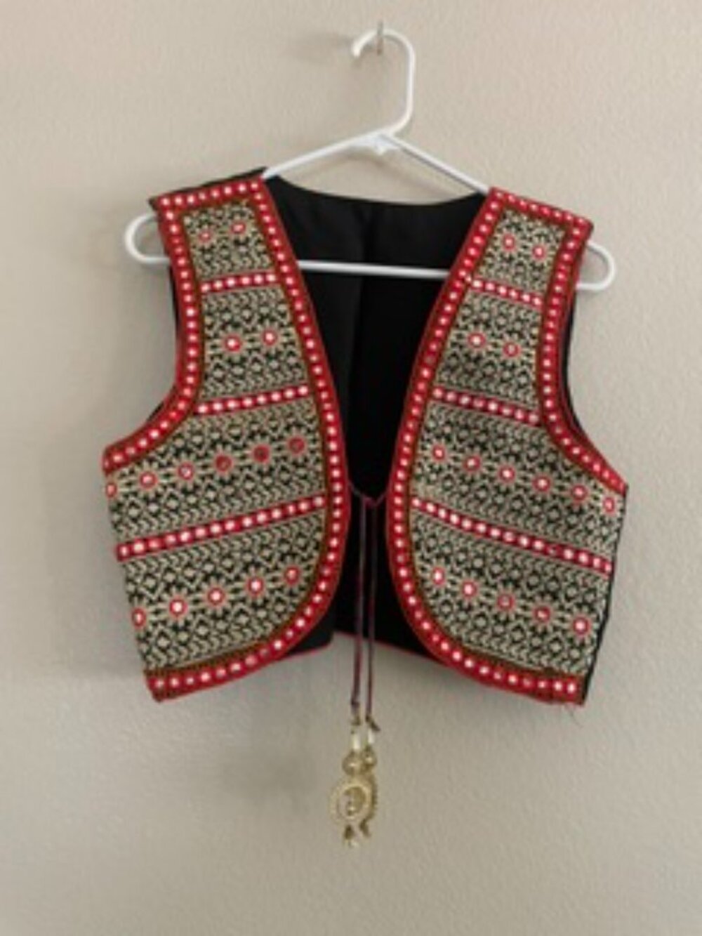 Rajasthani authentic mirror-work vest (coatie).